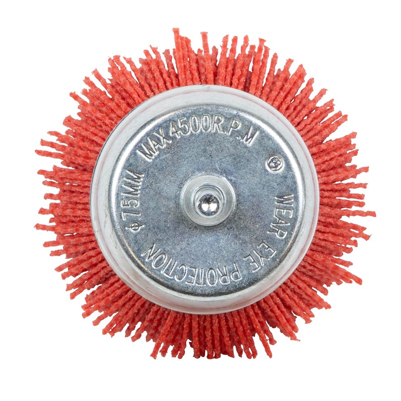 Sealey Ø75mm Nylon Filament Cup Brush with Ø6mm Shaft -