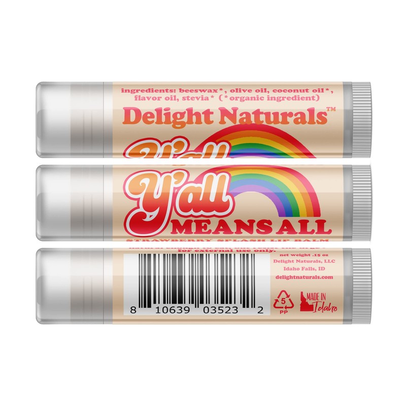 Delight Naturals Pride Lip Balm Gift Set