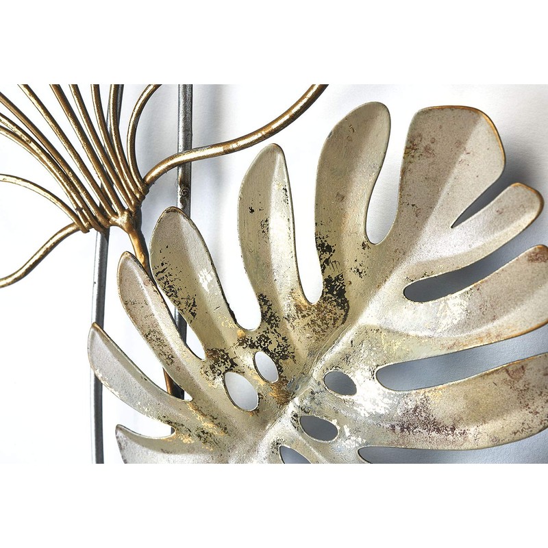 Kobolo Wall Decoration Metal Picture – Monstera – Metal –