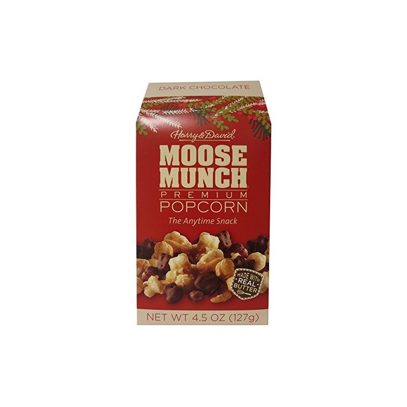 Moose Munch Dark Chocolate Holiday Caramel Popcorn