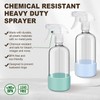 Glass Spray Bottles with Silicone Sleeves (2 Pack, 16 oz),