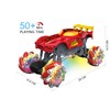 Remote Control Dinosaur Car, 4WD Rotation RC Stunt Car with
