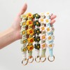 AOKSUNOVA Key Ring Band Macrame Lanyard Short Key Pendant Girls