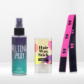 3 PCS Wig Installation Kit Set, Lace Melting Spray/Hair Wax Stick, Hair-Styling Waxes, Lace Melting Spray for Lace Wigs, Lace Bond Spray,Strong Natural Finishing Hold with Control Wig Kit Set