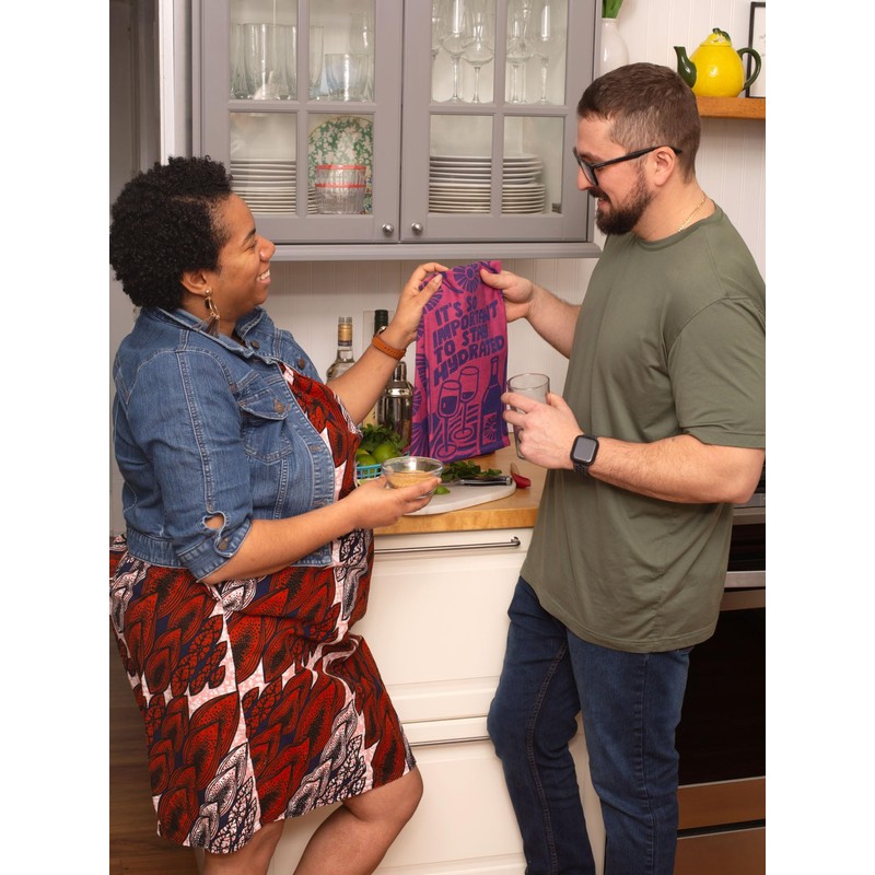 Blue Q Funny Woven Dish Towel ~ It's So Important