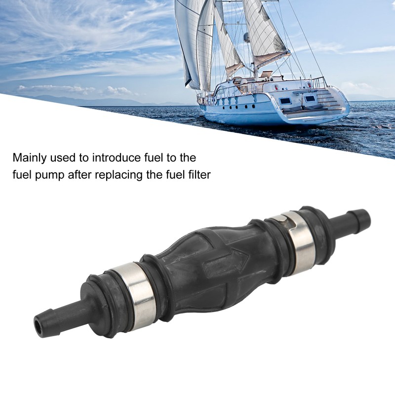 Marine Outboard Hand Primer Bulb Boat Gasoline Fuel Siphon Pump
