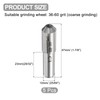 sourcing map 5pcs Diamond Dressers, 10mm x 47mm (25/64" x