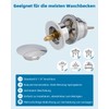 Hibbent Universal Drain Fitting, Pop-Up Valve for Sinks and Washbasins