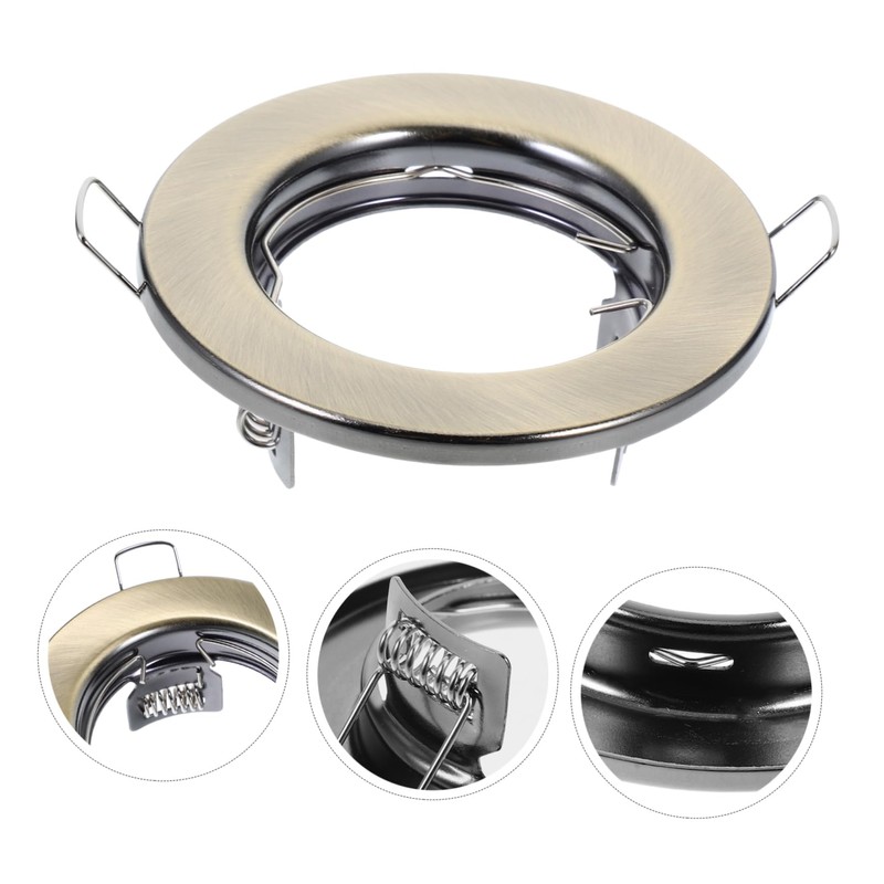 Tofficu 3pcs Metal Trim for Recessed Light Fixtures Durable Iron