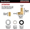 DuraSteel Wall Mount Faucet Installation Kit - Commercial Kitchen No