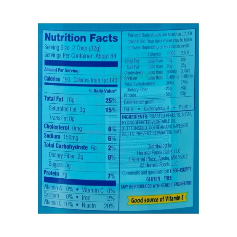 Skippy Creamy Peanut Butter Spread 48 oz, 2 Pack