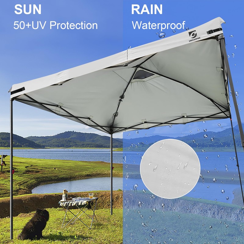 10x10 Pop Up Canopy Replacement Top Cover with Air Vent