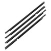 Ricmjend 4Pcs Weatherstrip Window Moulding Trim Seal Belt Compatible with