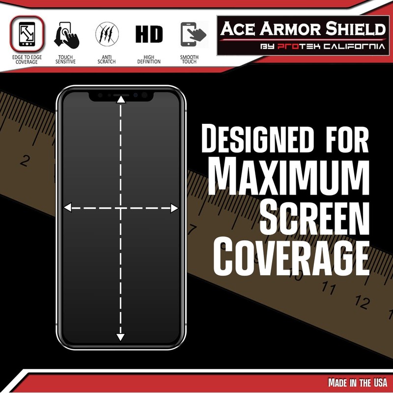 8 Pack Ace Armor Shield Edge to Edge Screen Protector