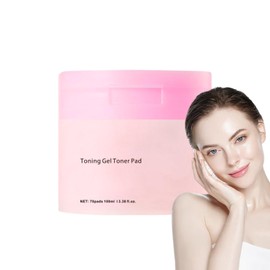 PDRN Pink Collagen Jelly Pad, Korean Gel Toner Pads with Niacinamide, Madecassoside, Retinol, Soothing, Radiance&Uneven Skin Tone