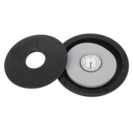 Guitar Soundhole Humidifier with Hygrometer Humidity Gauge Folk Acoustic Guitar Sound Hole Humidifier Black