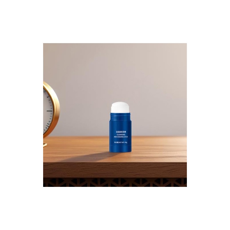 UKCOCO Crema de Afeitar en Barra para Barba, Suavizante y