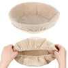 4PCS Bread Proofing Basket Cloth Liner Sourdough Bread Proofing Natural