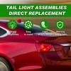 Lochnchn Rear Tail Lights Compatible with Chevy Impala 2014-2020 Outer