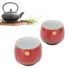 2Pcs Ceramic Cup Vintage Chinese Style Tea Cup Kung Fu