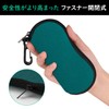 MoKo Soft Neoprene Eyeglass Case Eyeglass Pouch Zipper Splashproof Scratchproof