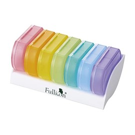 Rainbow Pill Case (1 Week, Oval Type) MB002