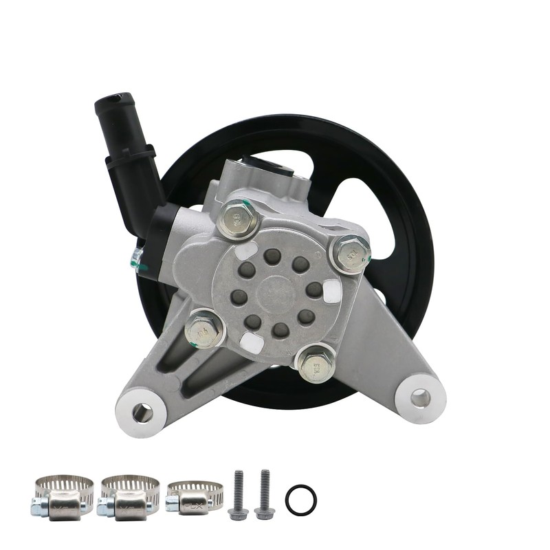 Cuuove Power Steering Pump with Pulley Fits for 2005-2008 Honda