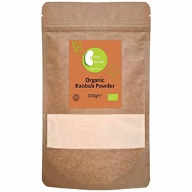 Organic Baobab Powder - Certified Organic - by Busy Beans Organic (100g)