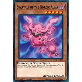 Yu-Gi-Oh! - Svartalf of The Nordic Alfar - LEHD-ENB07 - Common - 1st Edition - Legendary Hero Decks - Aesir Deck