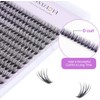 Cluster Eyelashes Extensions 40D 0.07 D Curl DIY Individual Eyelash