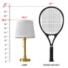 Oneach Modern Gold Brass Table Lamp Set of 2 for