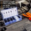125-Piece Universal Car Fastener Kit - Push Retainer Clips Set