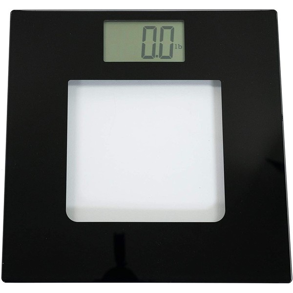 Extra Wide Glass Talking Digital Scale | The Bathroom Scale That Talks | Accurate Visual & Voice Display Digital Scale for Body Weight | 395 Pounds Max | Wide Width Tamper Glass | Large LCD Display