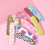 20 Pieces Colorful Mini Nail Files Double Sided Nail Buffer