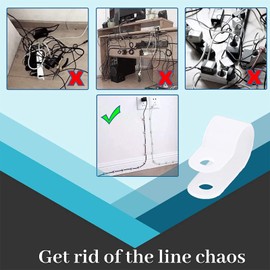 GZLFH Pack of 290 R Type Cable Clips, Nylon Cable Clamp, White, P Type Wire Clamp, 8 Sizes for Various Diameters Wire Management (Packaged)