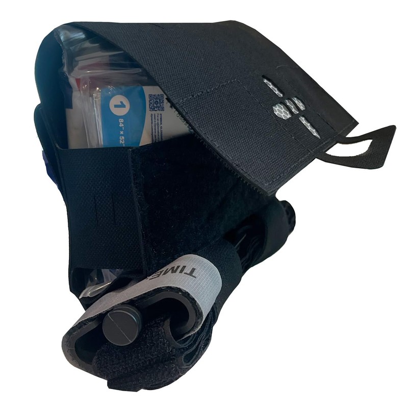 Rescue Essentials Burrito IFAK, Idividual First Aid Kit (Black)