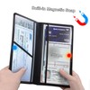 ABSWER Car Registration and Insurance Holder with Magnetic Shut Compatible
