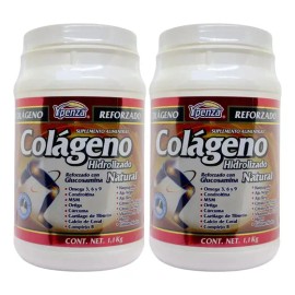 Colageno Hidrolizado Reforzado 2 Piezas De 1.1 Kg C/u Natura Natural