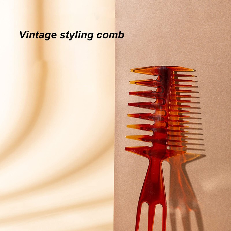 Brrnoo Set of 3 Professional Hairdressing Combs Afro Comb Straight