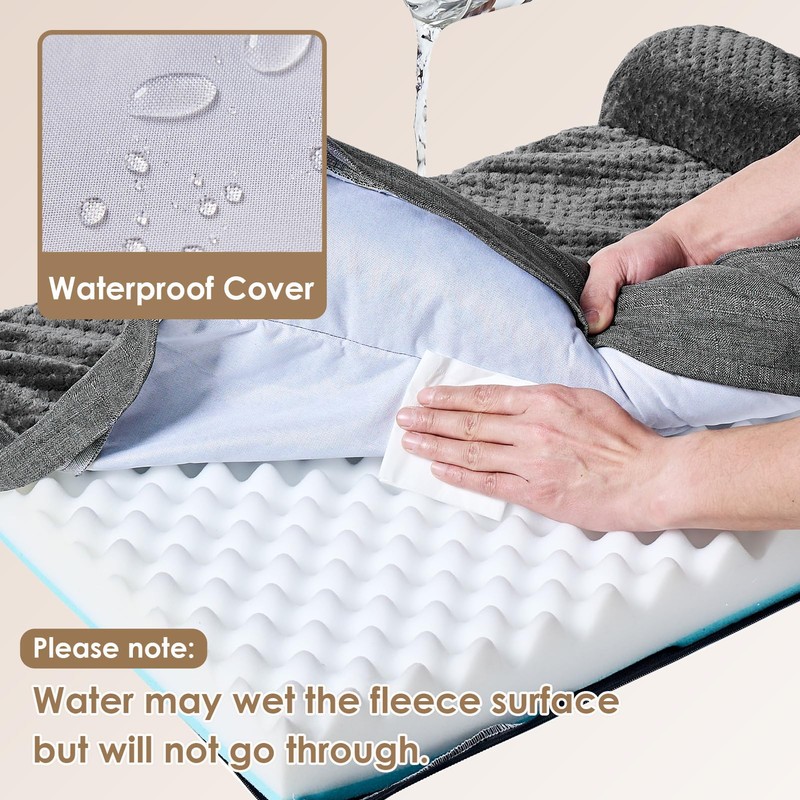 EHEYCIGA Memory Foam Orthopedic XL Dog Bed, Washable Dog Bed