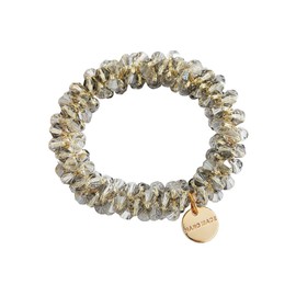 AMOR SPES Crystal Pearl Hair Tie Rope Hair Band for Women Elastic Tie Hair Scrunchies Hair Accessories Headbands (B)