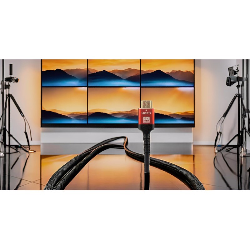 Avalanche câbles HDMI 8K de 5m, 48 Gbit/s Haut débit