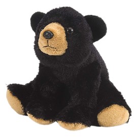 Wild Republic Black Bear Plush, Stuffed Animal, Plush Toy, Gifts for Kids, Cuddlekins 8