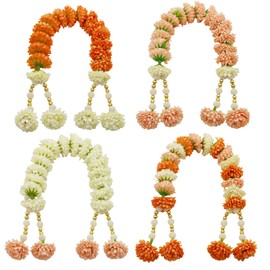 Indian Idol Marigold Garland Mala Hindu Temple Mandir Diwali Pooja Decor