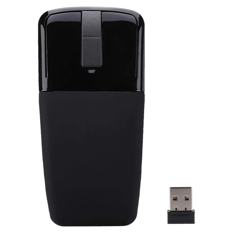 Dpofirs Ergonomic Wireless Mouse, Folding Flattening Mouse, Low Wireless Noise