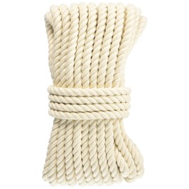 Yutaka Make Cotton Rope 3 Strands, A-210, 0.31 x 32.8 ft (8 mm x 10 m)