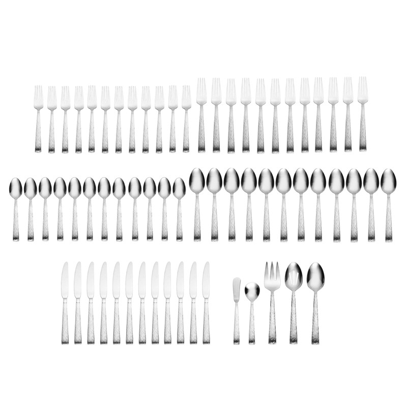 Hampton Forge 894116 Brocade Hammered 65Pc Set