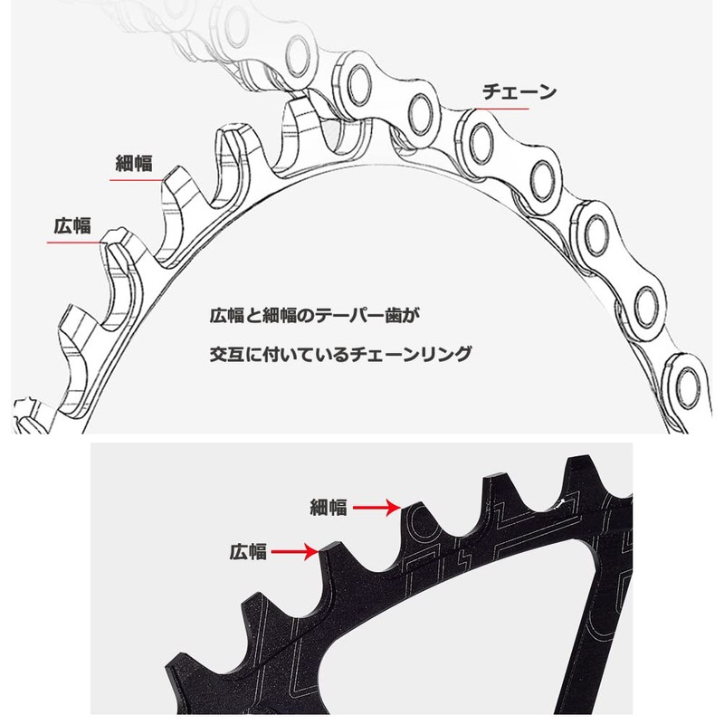 VGEBY Bicycle Chainring Chainring Single Speed Chainring Bicycle Road Bike