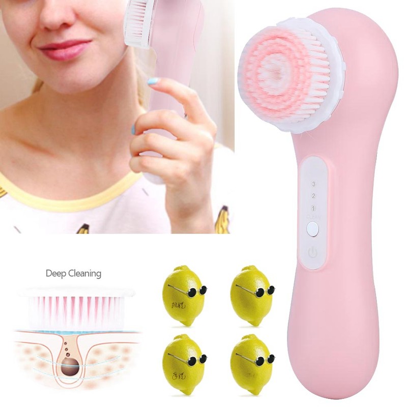 Electric Face Cleansing Brush Household Skin Pore Deep Cleaner Massage