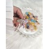 ❣️ Yellow flower, purple flower, high quality handmade nail tip